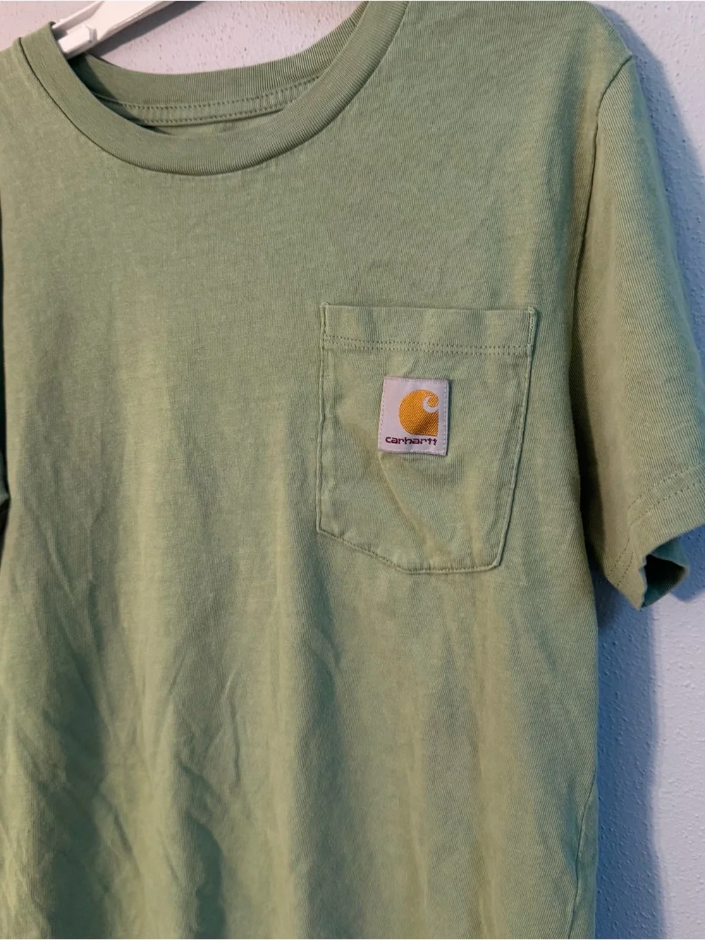 Carhartt‎ Short Sleeve Tee in Sage Green Small Kids 8-10